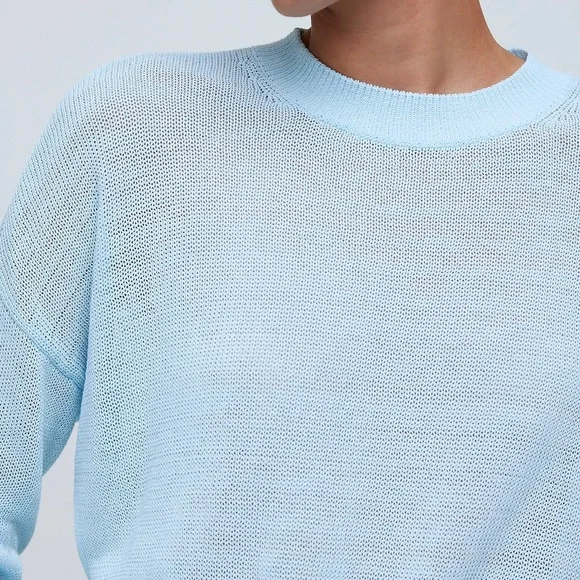 Madewell Loose-Knit Crewneck Sweater Size Small - Picture 5 of 6